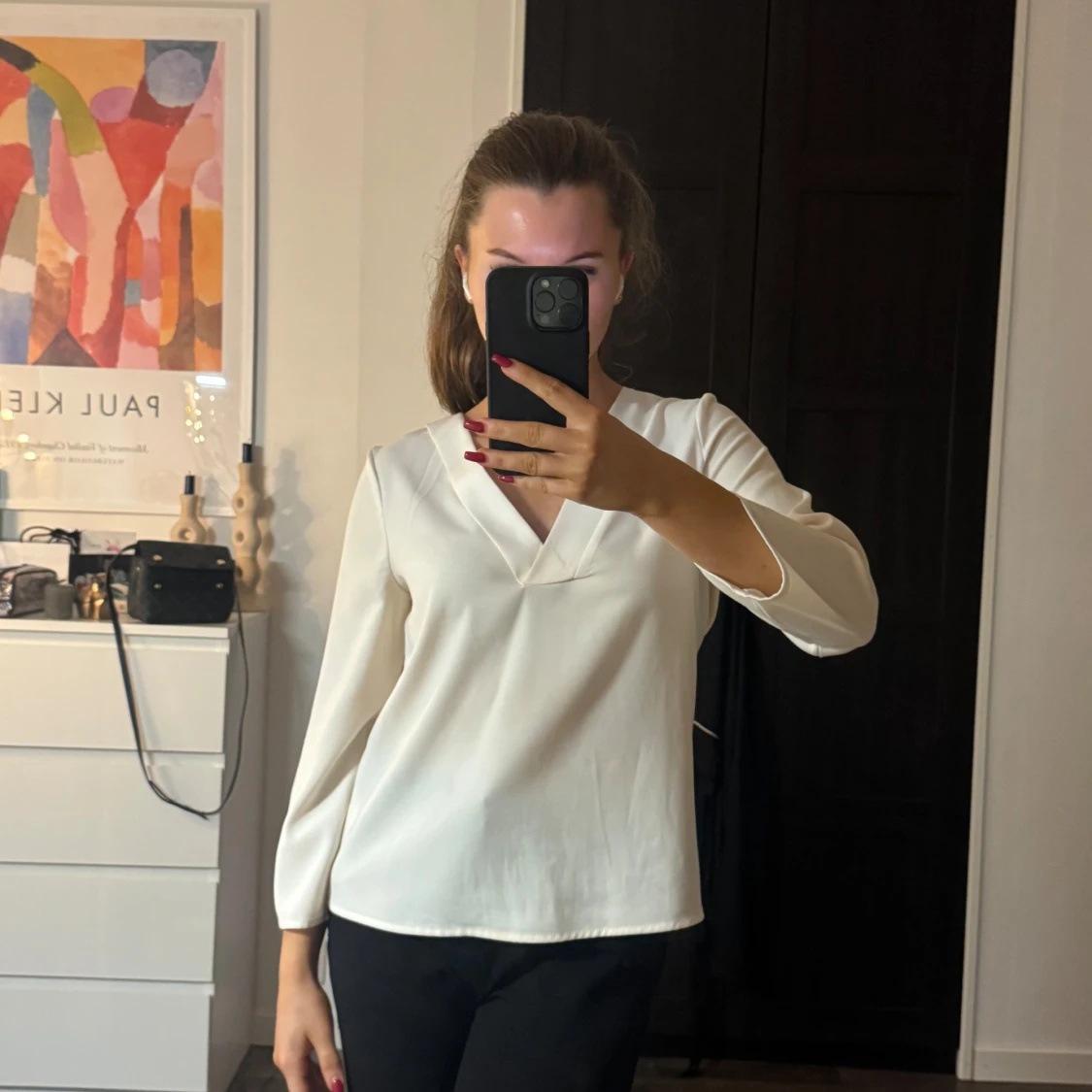 Vit blus från Aware by Vero Moda