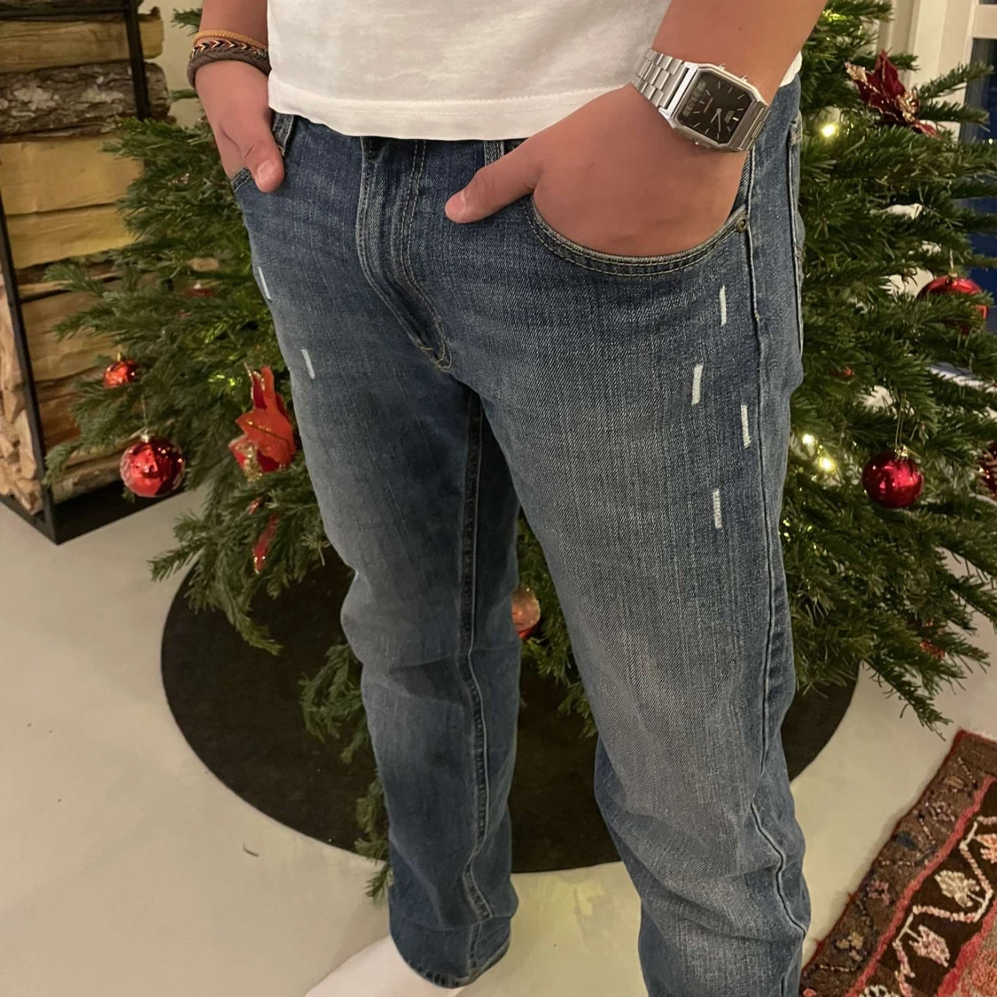 Lee jeans med designs