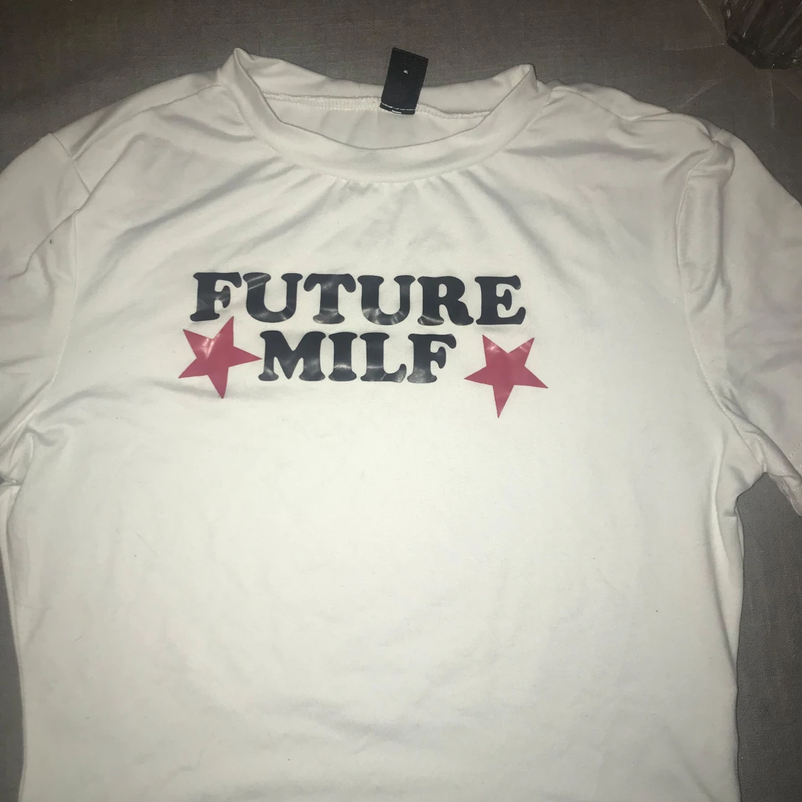 Vit future milf tröja