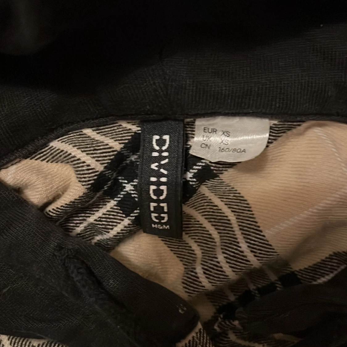 Rutig skjorta med huva från HM  - 91