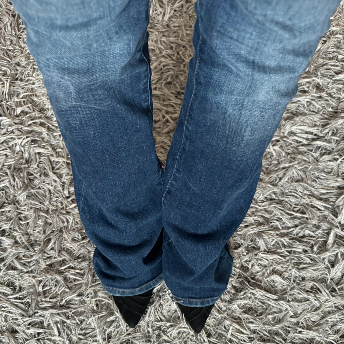 Blå lågmidjade bootcut jeans diesel - 90