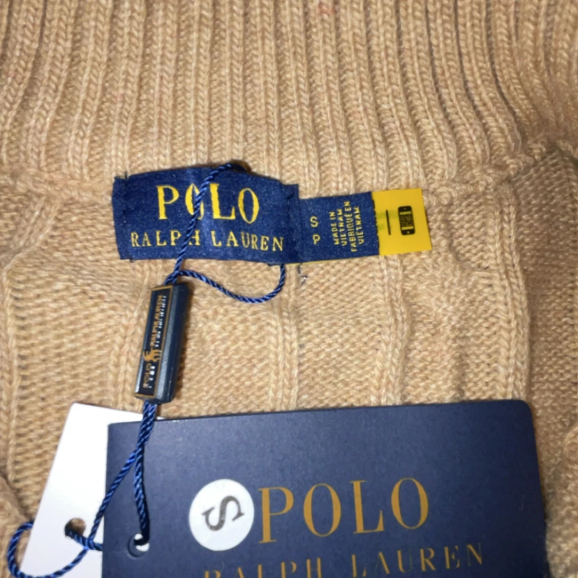 Beige stickad tröja från Polo Ralph Lauren - 91