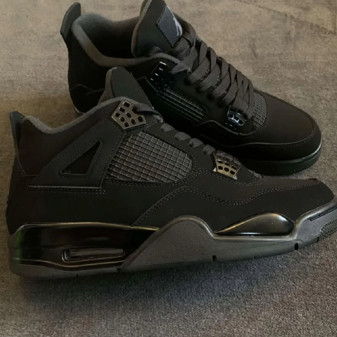 Svarta Nike Air Jordans