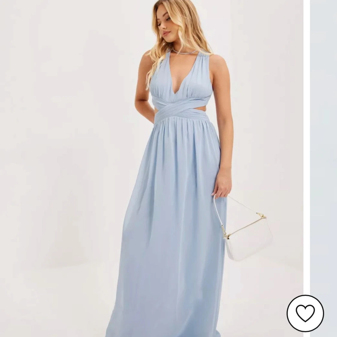 Ljusblå balklänning  - 91