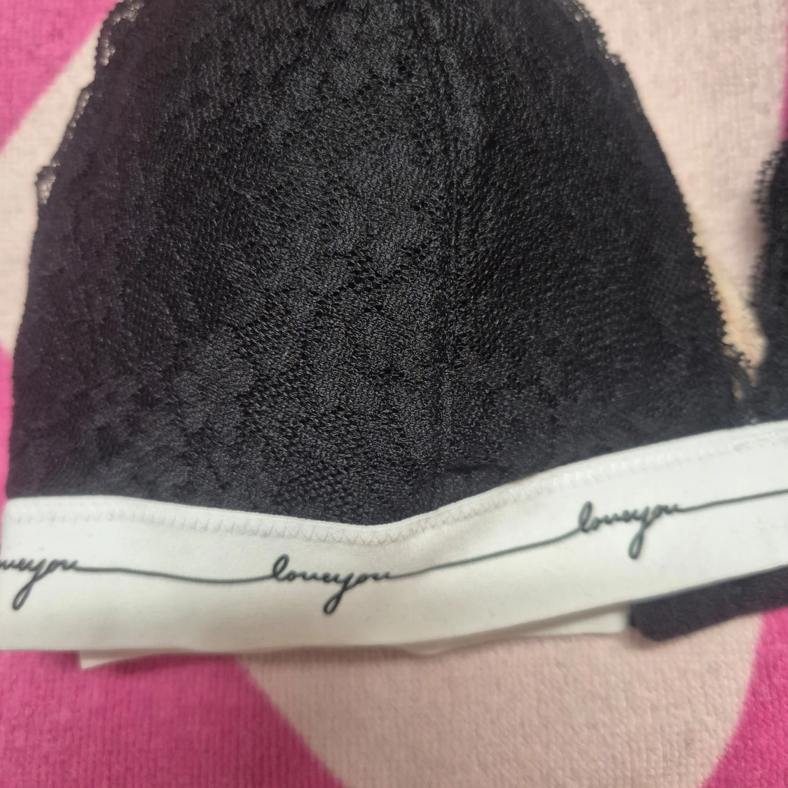 Beige och svart spets-bh från H&M 38 - 91