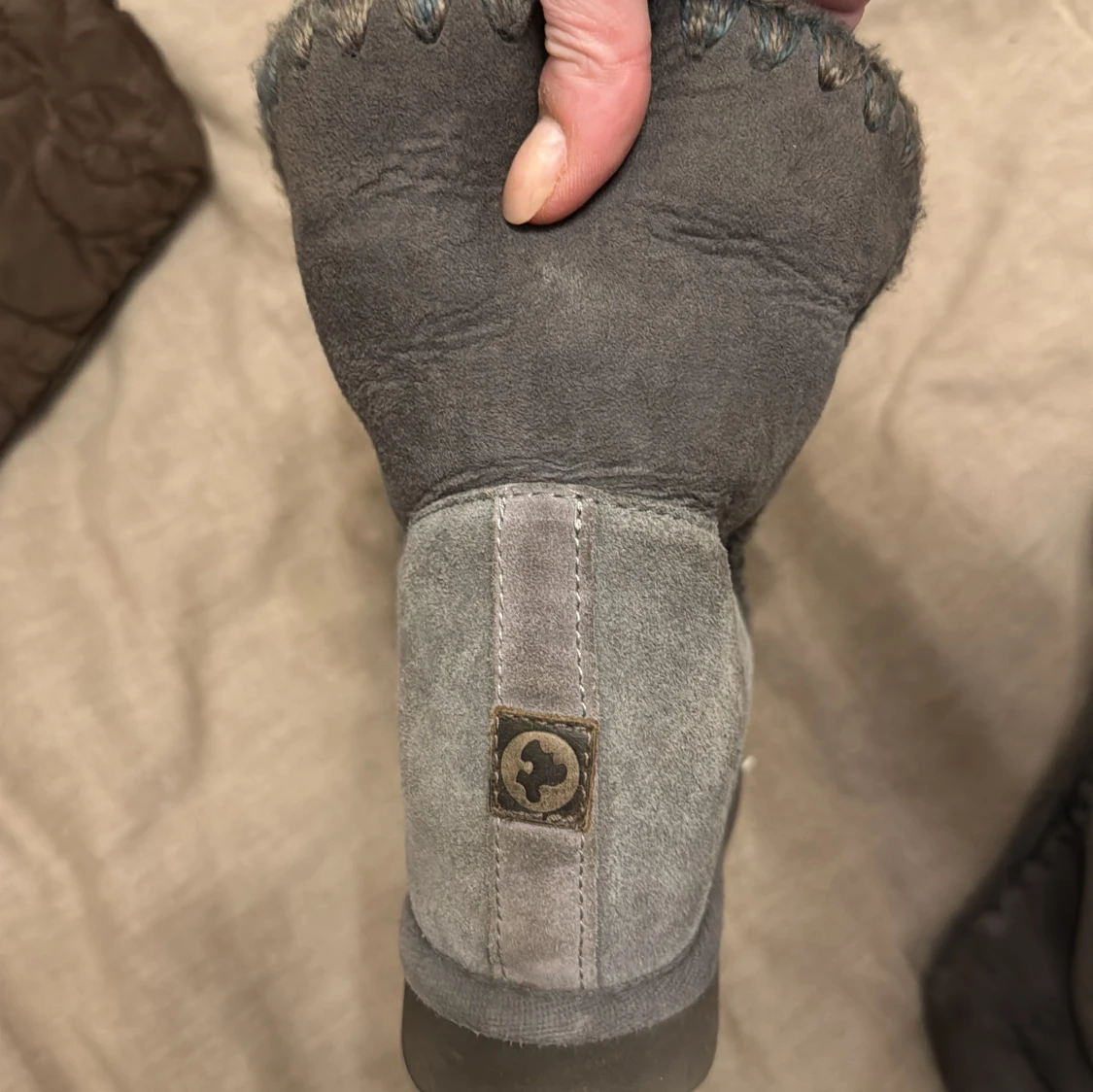 Grå boots från Mou - 3