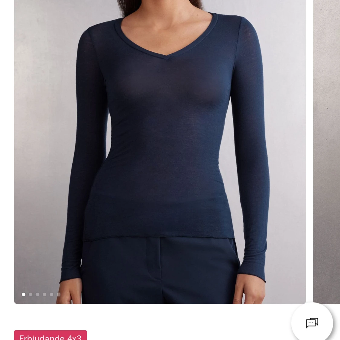 Mörkblå tröja från intimissimi 