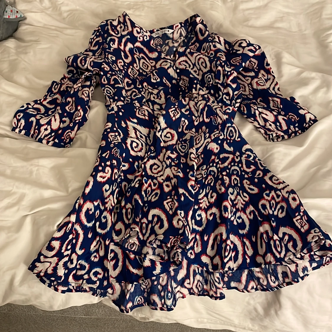 Mönstrad klänning från Zara💕