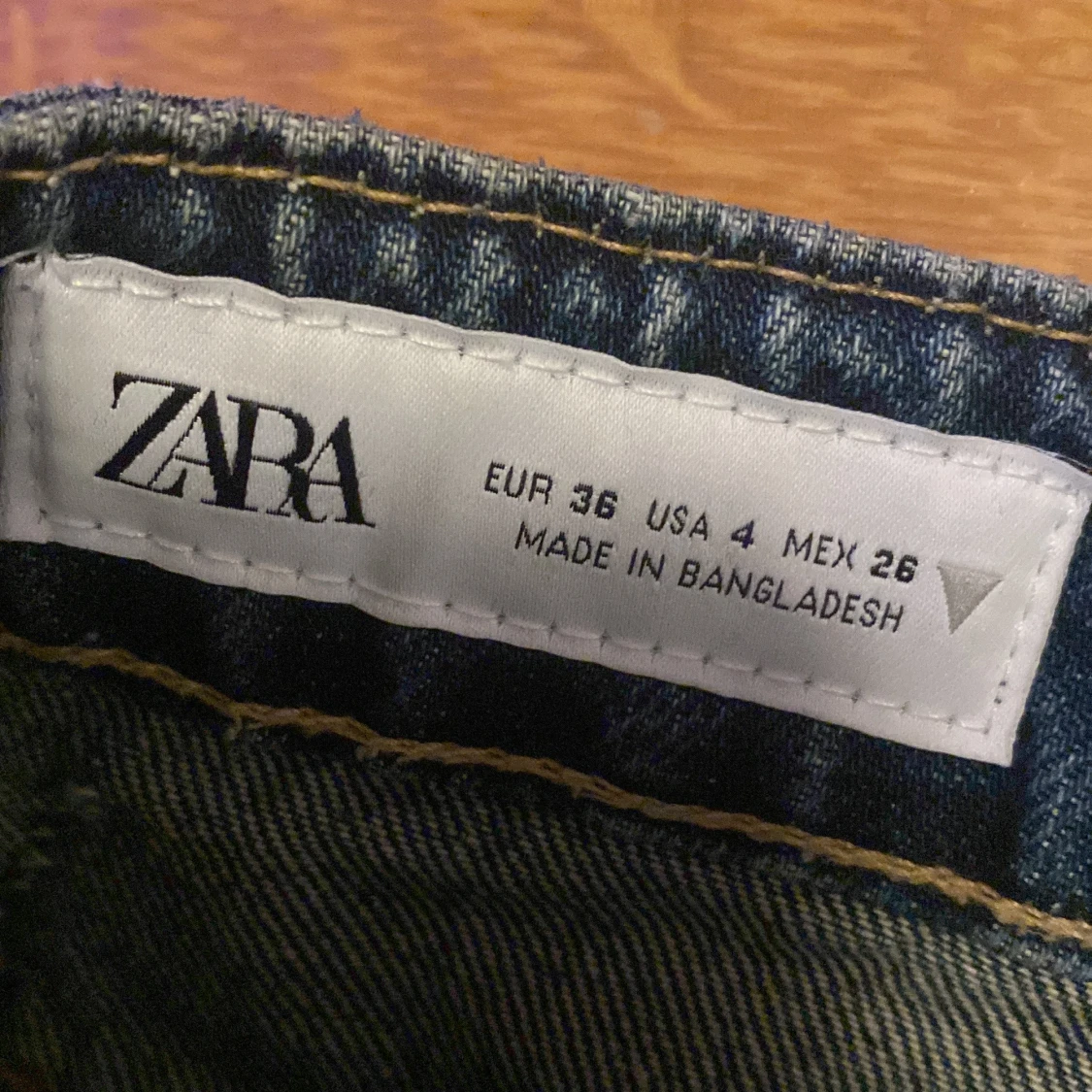 Blå jeansshorts från Zara - 2