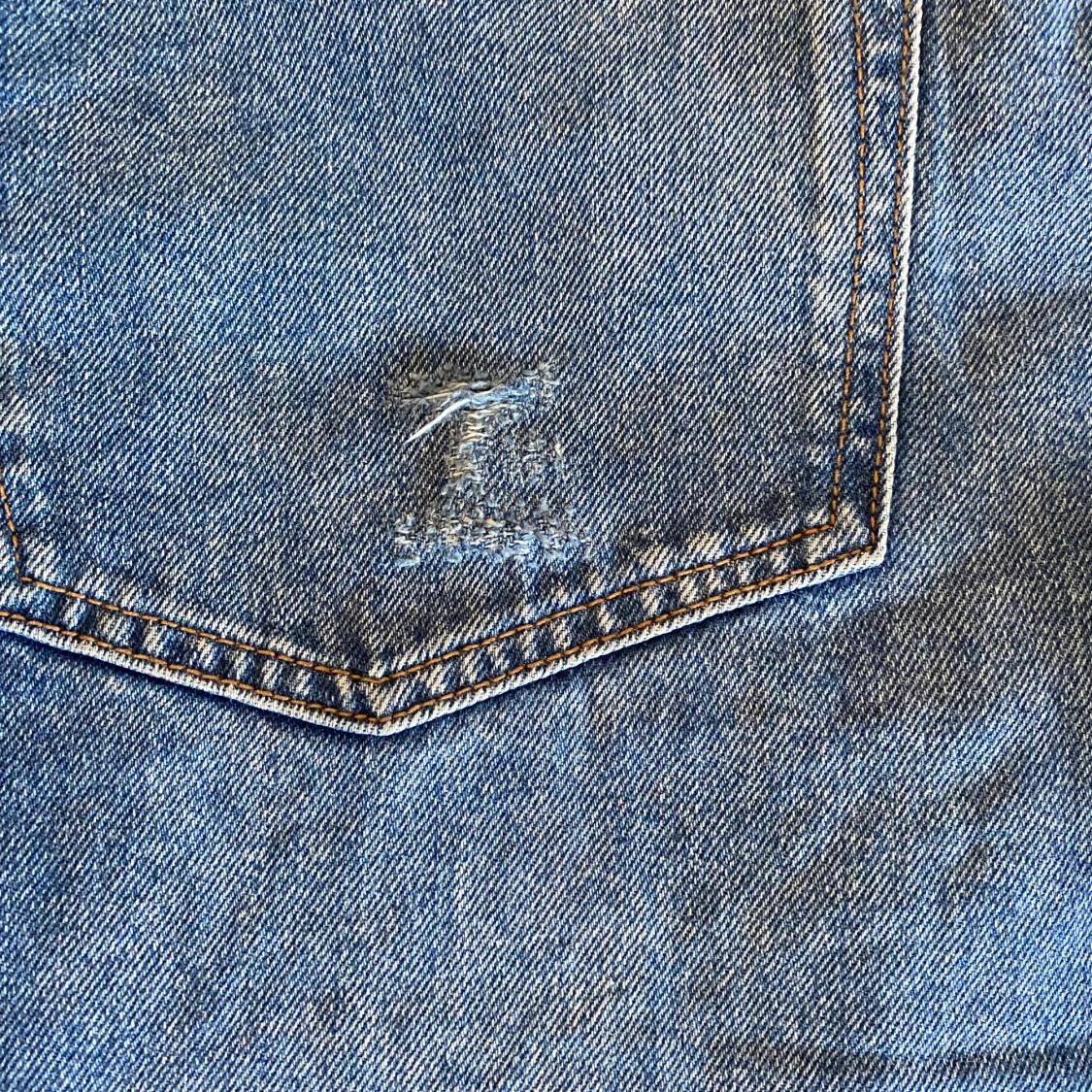 Blå jeansshorts - 91