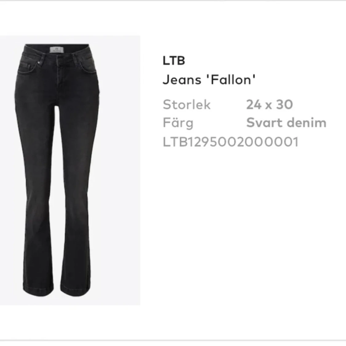 Svarta jeans 'Fallon' från LTB - 91