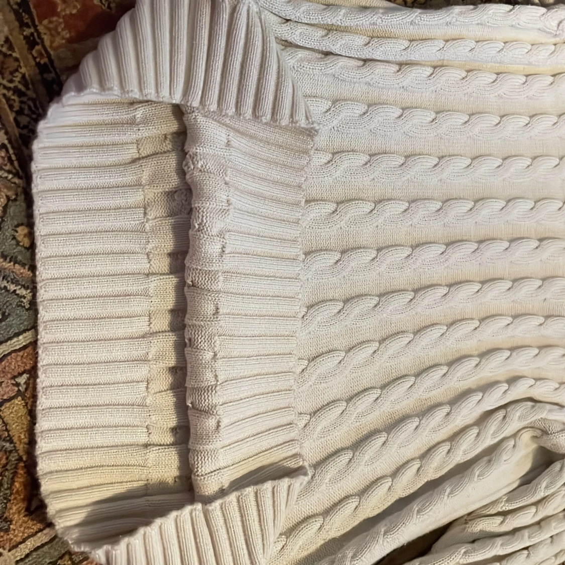 Vit stickad tröja från Gant - 93