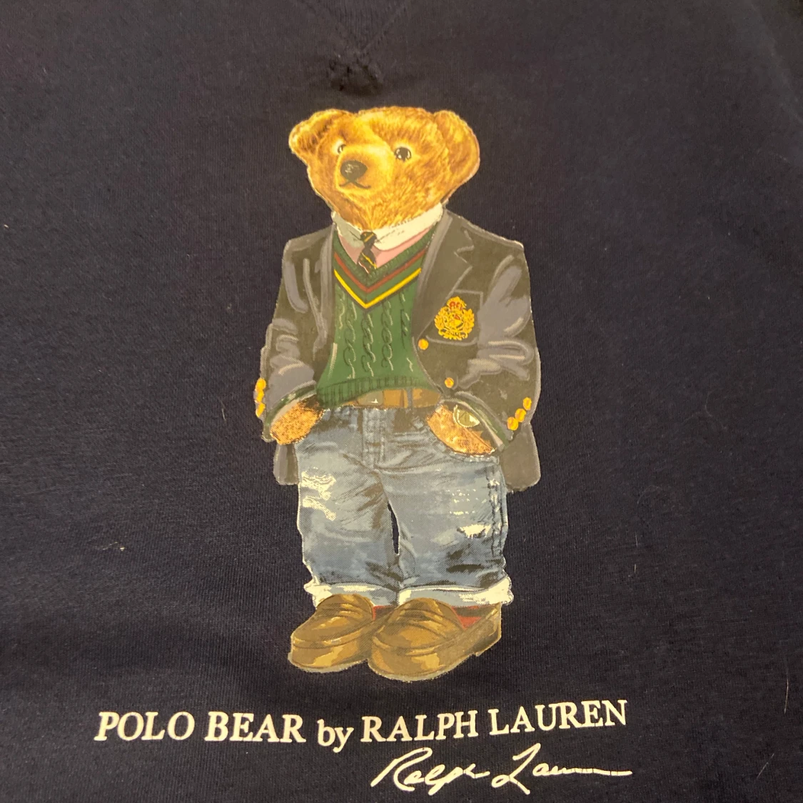 Mörkblå POLO BEAR tröja - 90