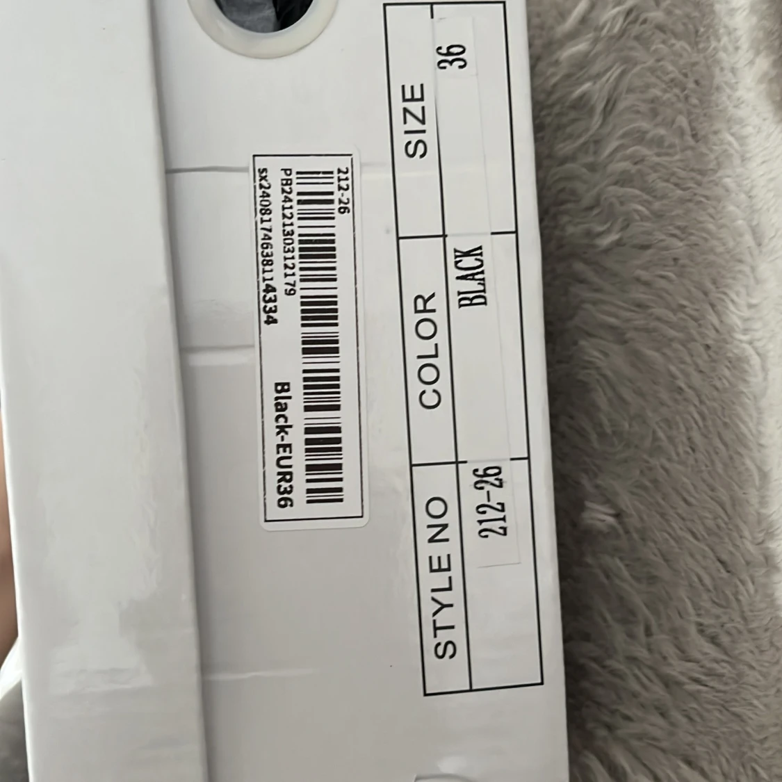 Svarta glittriga klackskor - 90