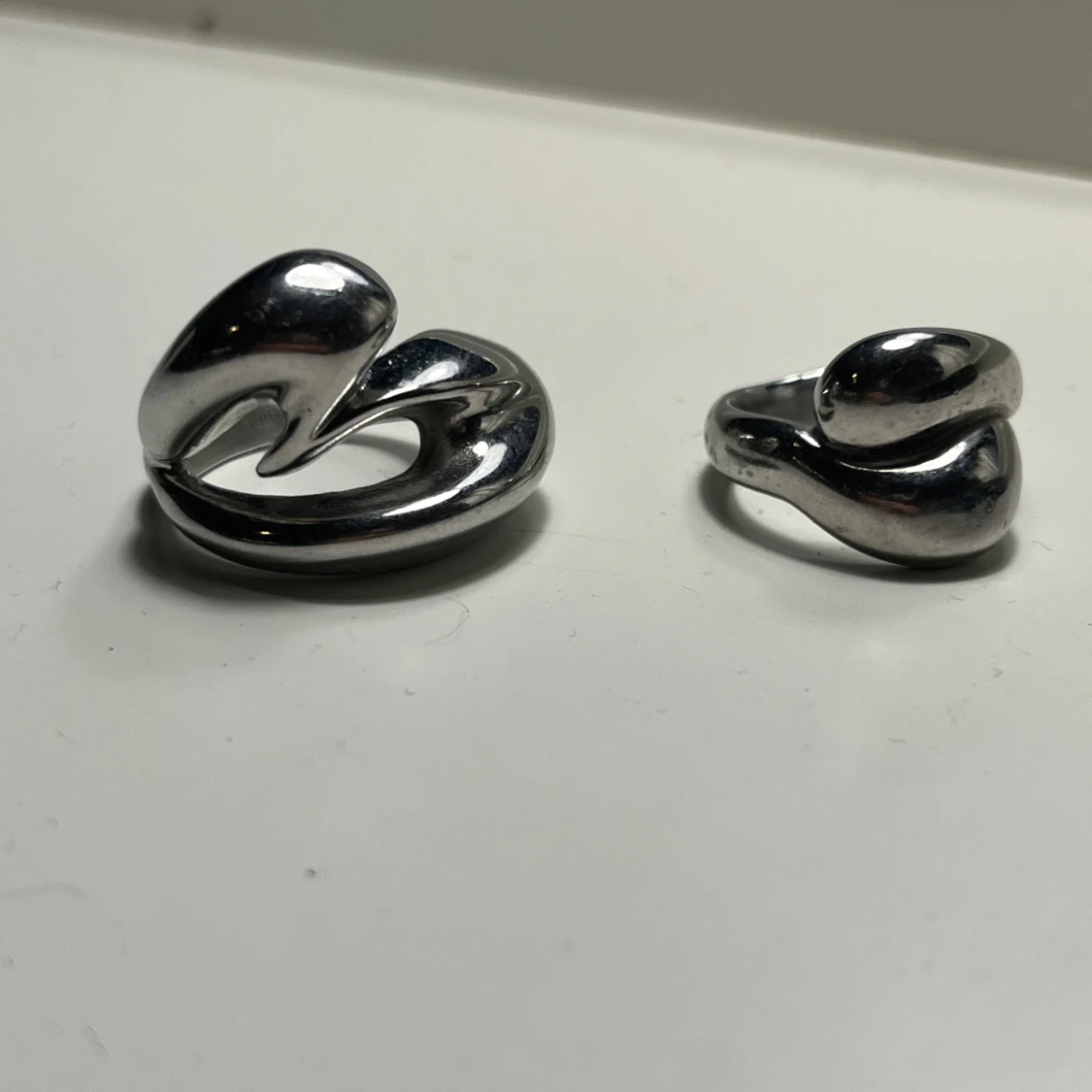 Unika silverringar från edblad