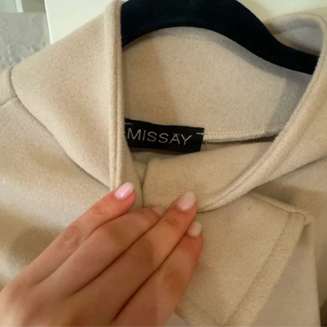 Beige kappa från Missay - 90