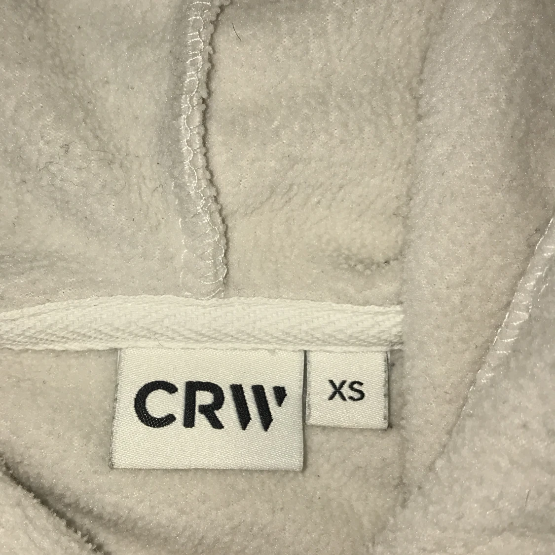 Vit fleecetröja från CRW - 92