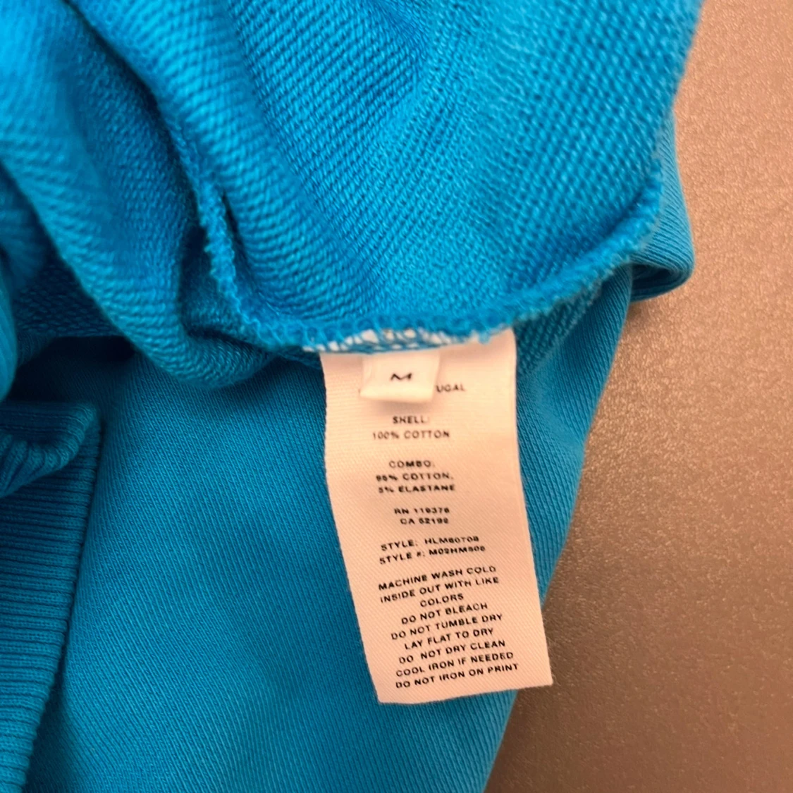 Blå hoodie från Helmut Lang - 4