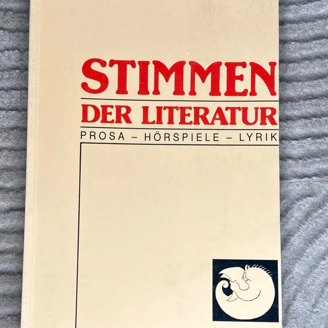 Stimmen der Literatur: Prosa - Hörspiele - Lyrik