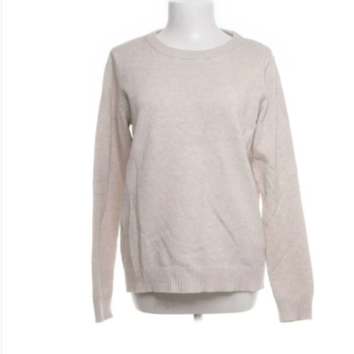 Beige stickad tröja