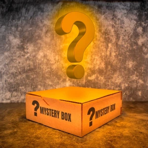 Mystery Box - Upptäck spänningen med en Mystery Box fylld med hemliga överraskningar.  För dig som har nerver nog att riskera, den som inte tar risker får inte dricka champagne!