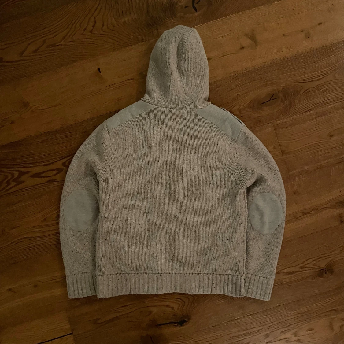 Beige pälscardigan - 2