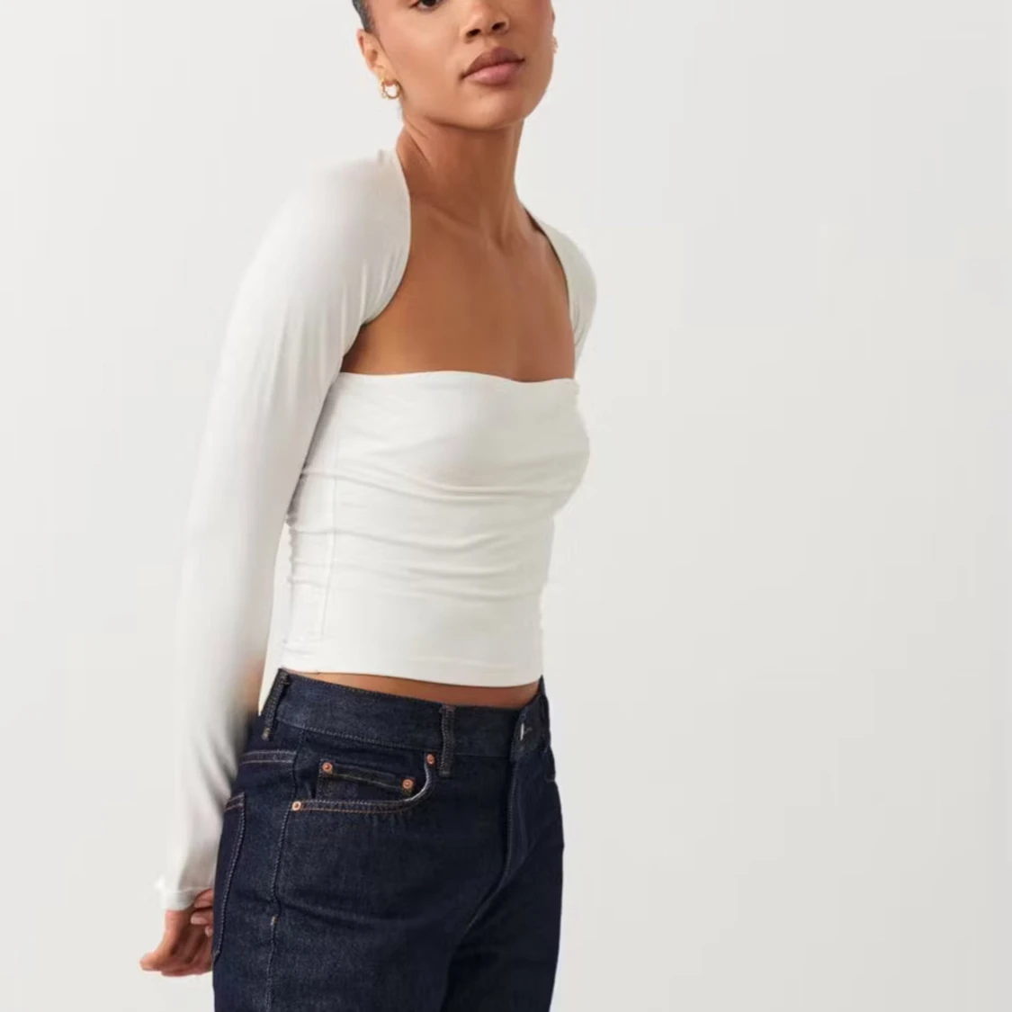 gina tricot soft touch square top - 2