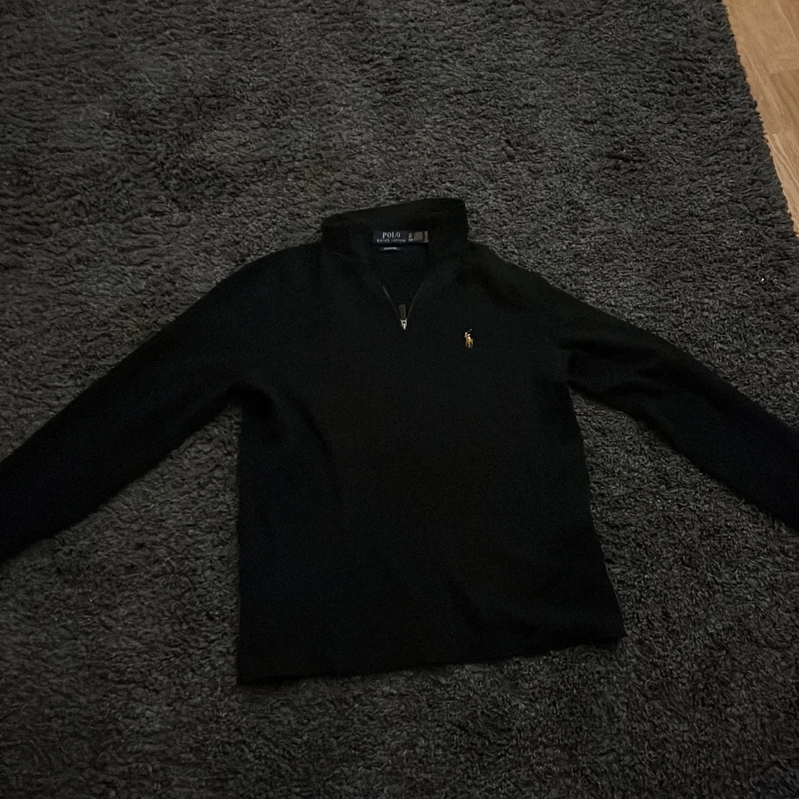 Svart tröja med dragkedja från Polo Ralph Lauren