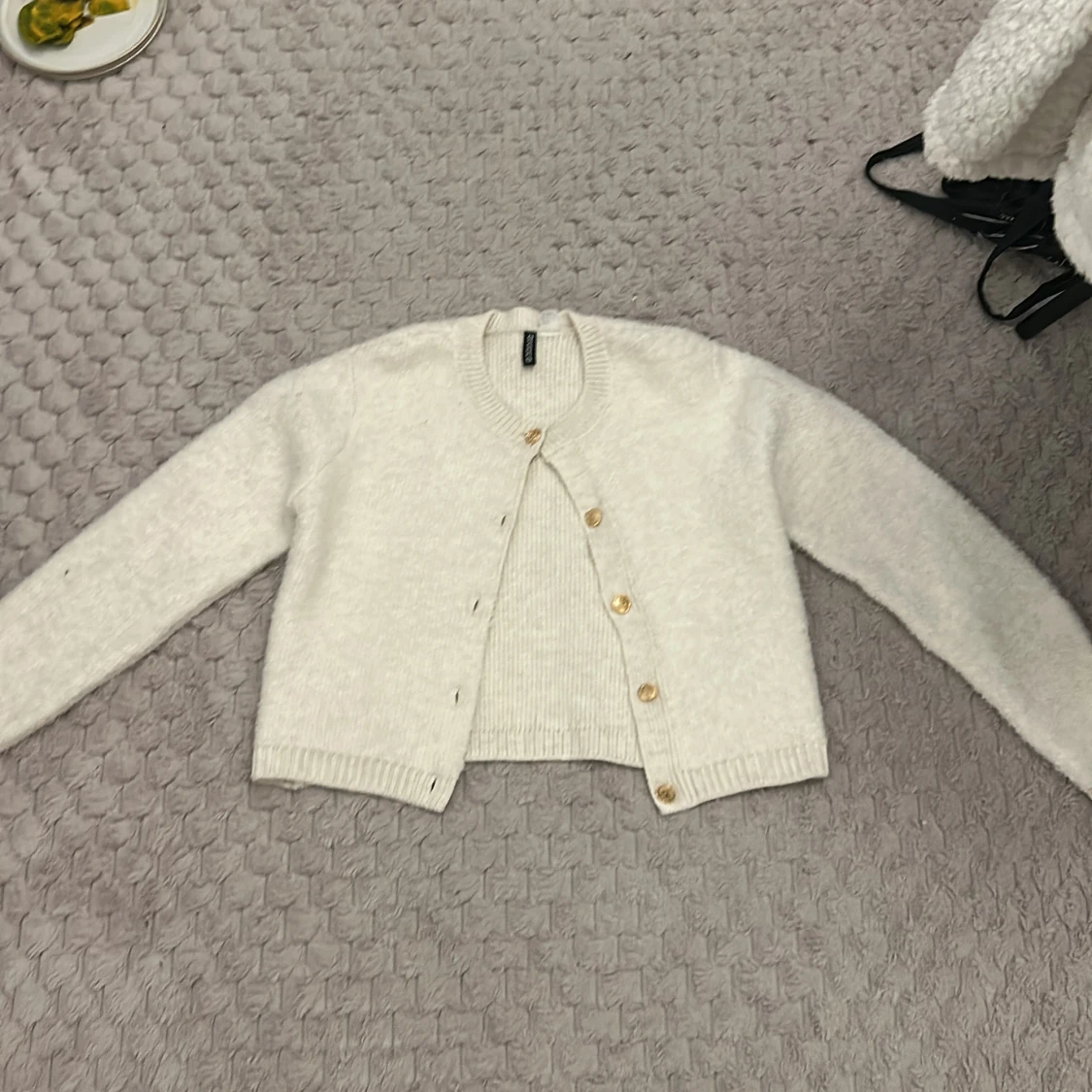 Vit kofta från H&M Divided