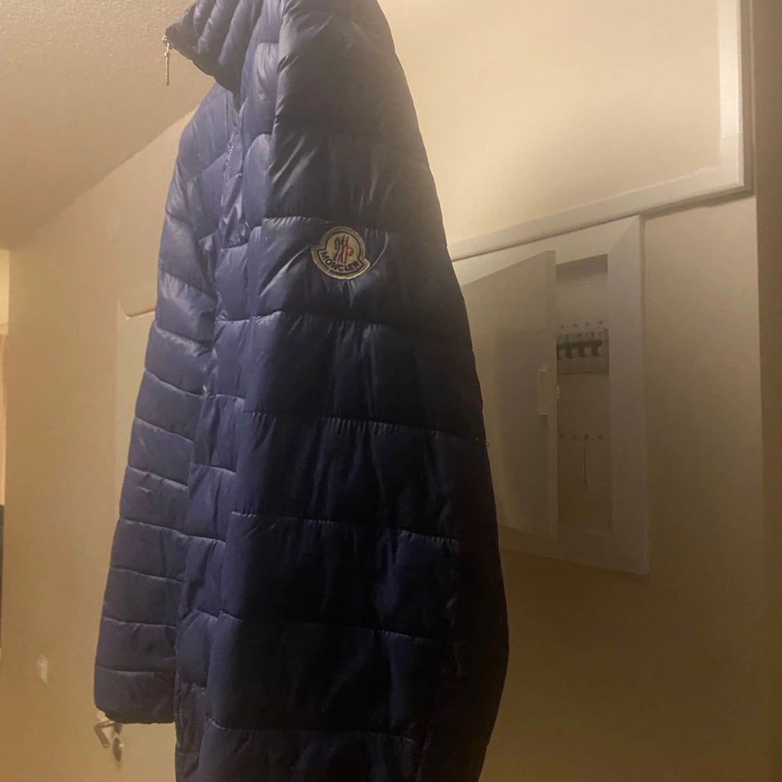 Blå quiltad jacka från Moncler - 91