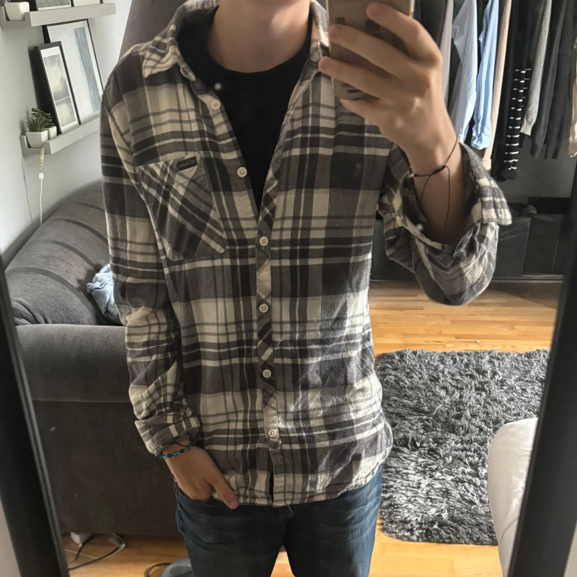 Flanellskjorta herr  - 90