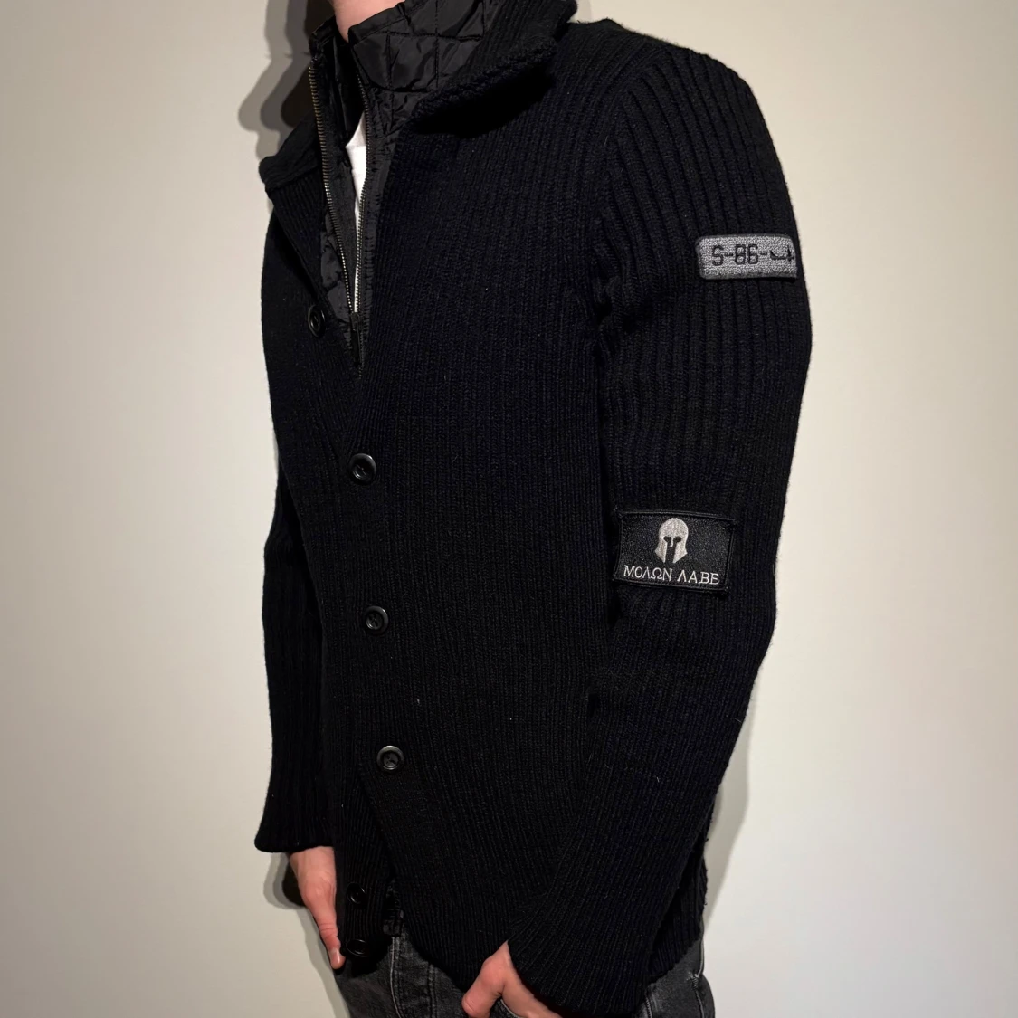 Cardigan med dunväst - 90