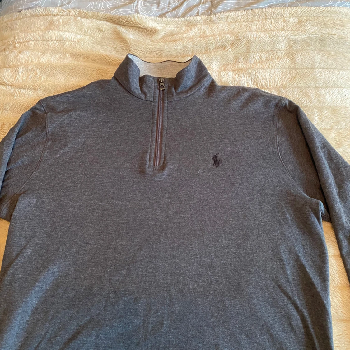 Grå tröja med dragkedja från Polo Ralph Lauren - 90