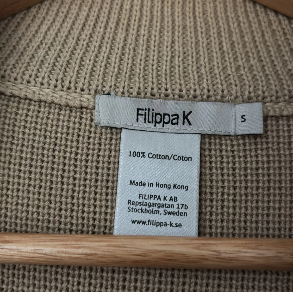 Stickad Beige kofta från Filippa K - 91