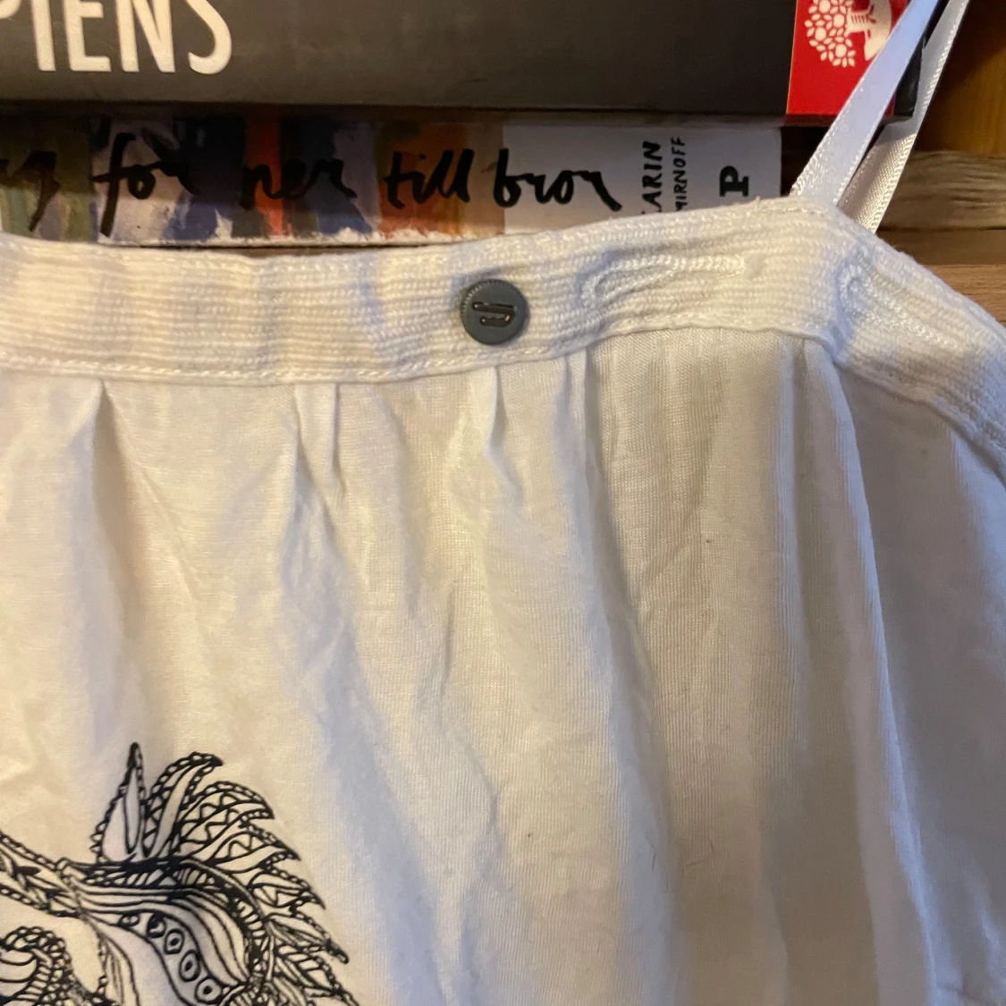 Vit topp med tryck från Diesel - 2