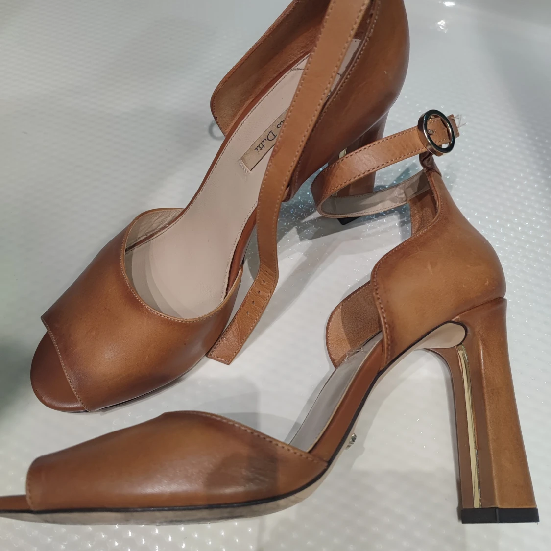 Bruna klackskor från Massimo Dutti