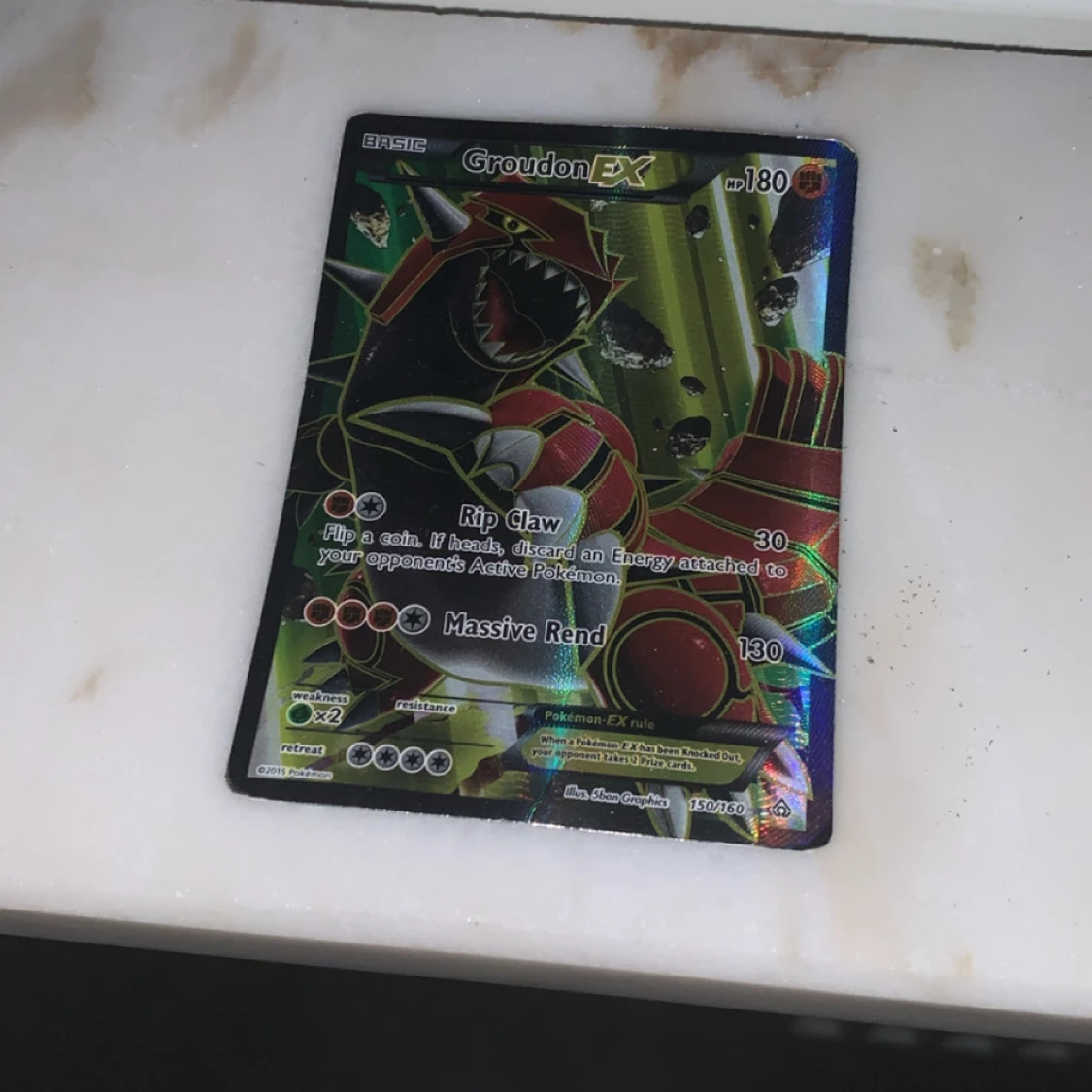 Groudon EX Pokémonkort