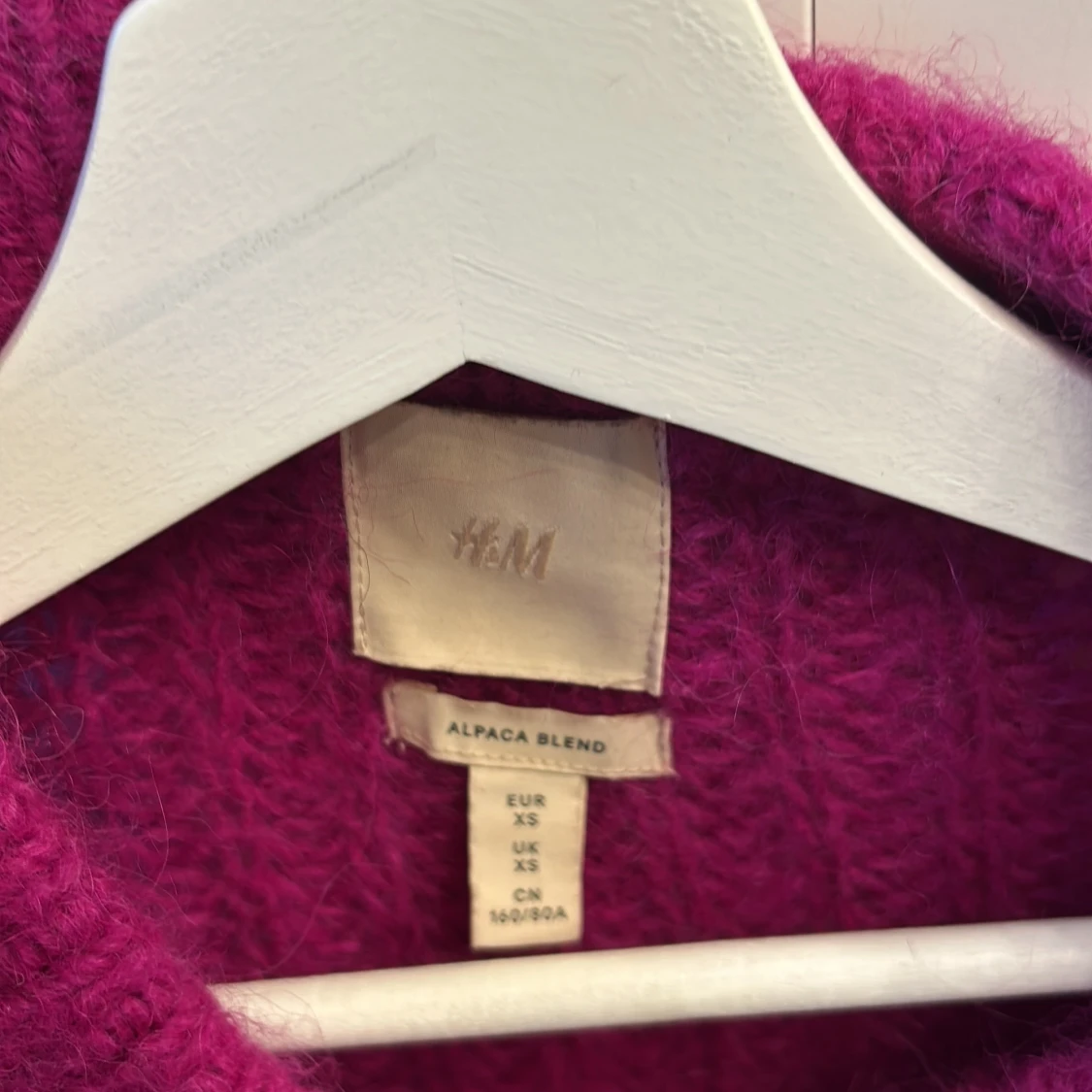 Rosa stickad kofta  - 91