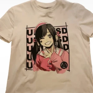 Unity Tshirt - Cool vit t-shirt från Unifury med ett färgglatt anime-tryck på framsidan. Tillverkad i 100% bomull för en skön och bekväm känsla. Perfekt för dig som älskar anime och vill ha en unik stil. aldrig använt!!