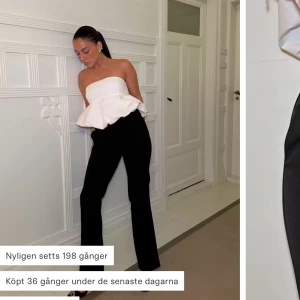  kostymbyxor från Bikbok.  - Jättepopulära kostymbyxor från bikbok, modellen Vera. Lågmidjade. Köpte de för 500 men ångrar mig så säljer för 350. Helt nya, använda en gång. Kan även byta mot storlek 40