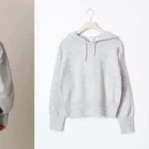 INTRESSEKOLL!! Ljusgrå stickad hoodie från Gina Young. Använd 2 ggr och därefter tvättad så i nyskick. Strl 158/164 ca xxs/xs(Bilder från hemsidan).  Har även intressekoll på en likadan fast i mörkblå! Hör av dig vid intresse!