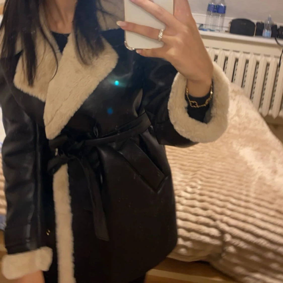 Varm fodrad vinterjacka - 90