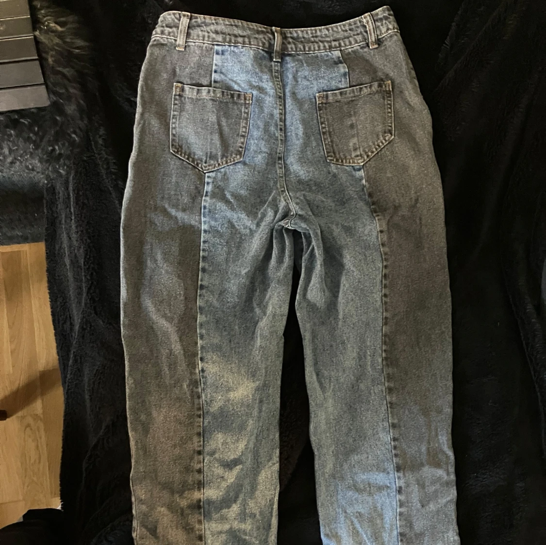 Flerfärgade jeansbyxor - 90