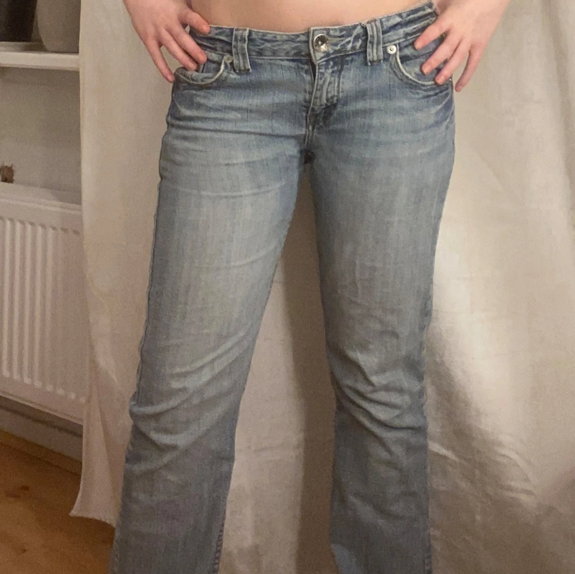 Replay bootcut ljusblåa lågmidjade jeans