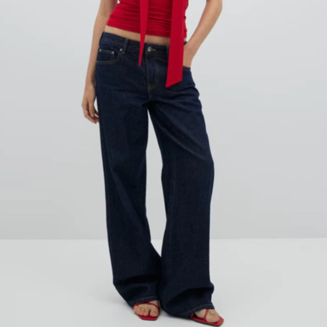 snygga lågmidjade jeans