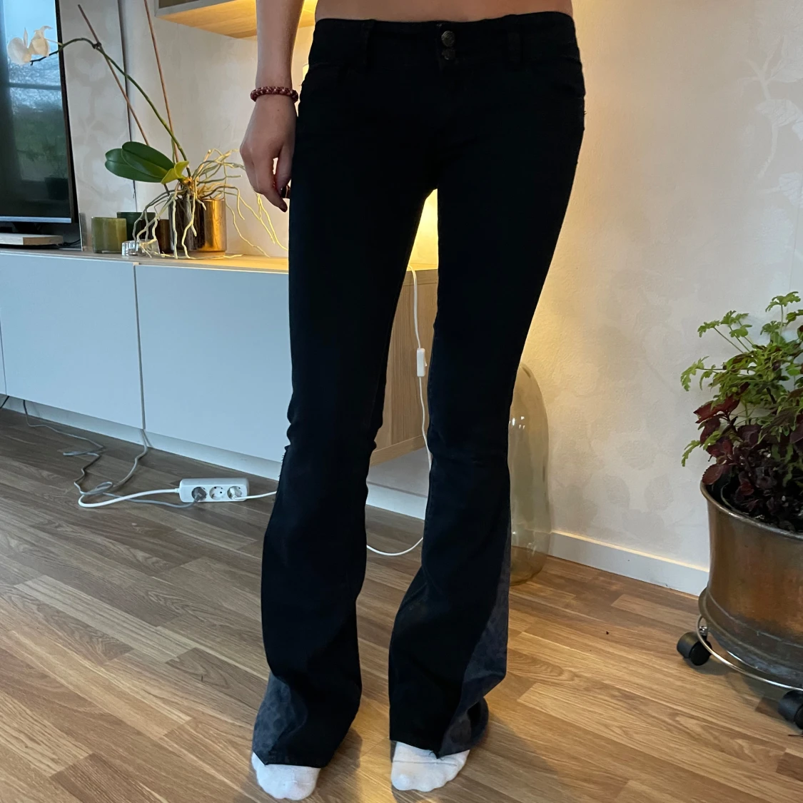Lågmidjade jeans