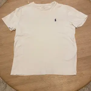 Säljer en vit t-shirt från Polo Ralph Lauren i storlek M. 9,5/10 skick som ny. Kvitto och box ingår ej vilket är anledningen till att jag säljer den billigt. Priset ska inte sänkas mycket men går att diskuteras vid en snabb affär. Kom gärna med prisförslag och frågor!