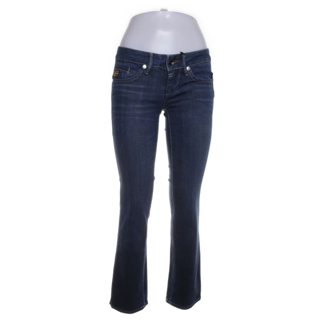 Mörkblå bootcut jeans