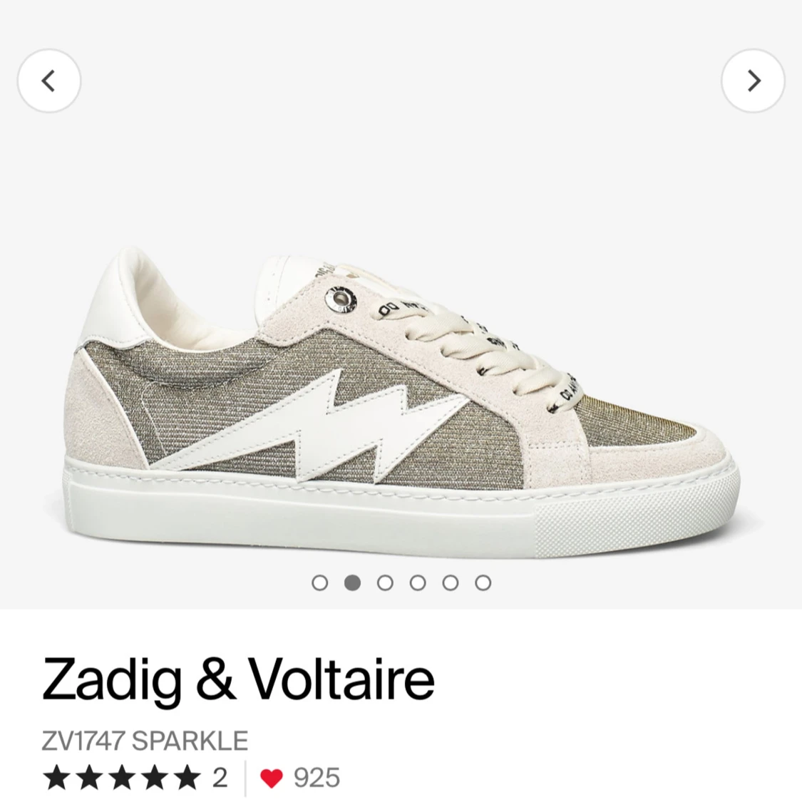 Zadig & Voltaire ZV1747 Sparkle Sneakers