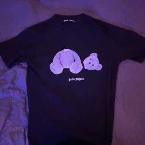 PALM ANGELS T SHIRT - säljer min palm angels t shirt då den inte längre kommer  till någon användning, sparsamt använd med skick 9/10, inga skador alls. Storlek M men passar även en större S så S/M. Väldigt skönt material!